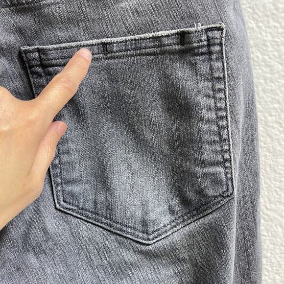 PAIGE Verdugo Ankle Side Zip Super Skinny Jeans Gray size 28 - Picture 9 of 14